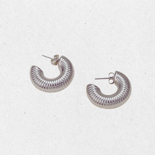 C Shaped vintage Earrings