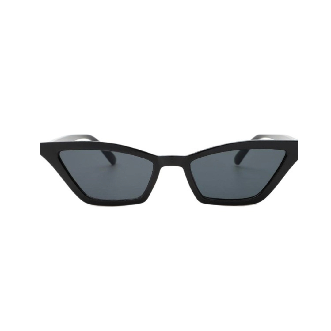 Wide Eye Black Sunglasses